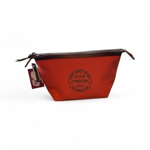 PENDLETON Terra Cotta Orange Canvas Pouch Bag